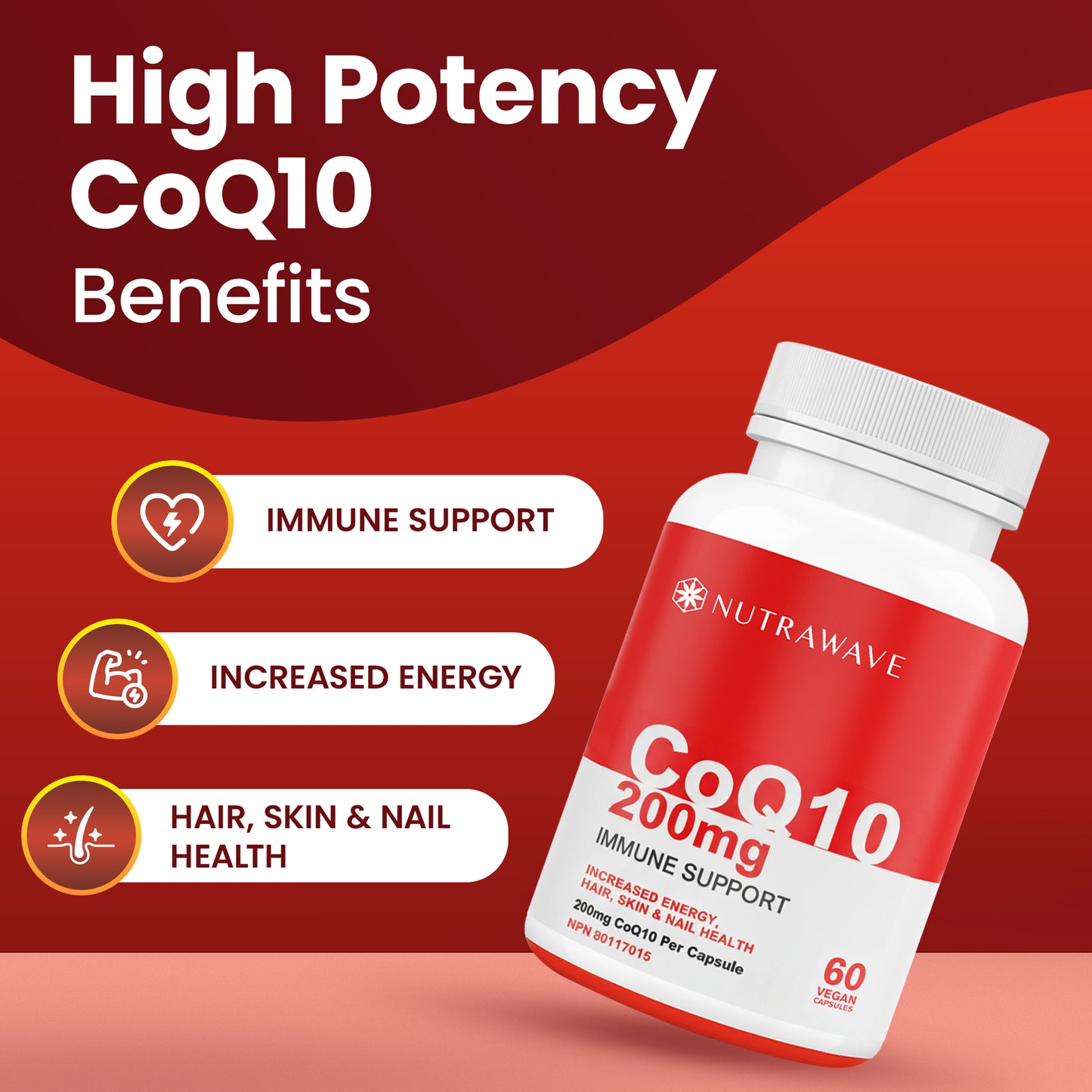 
                  
                    CoQ10 Ubiquinone Capsules - 200mg
                  
                