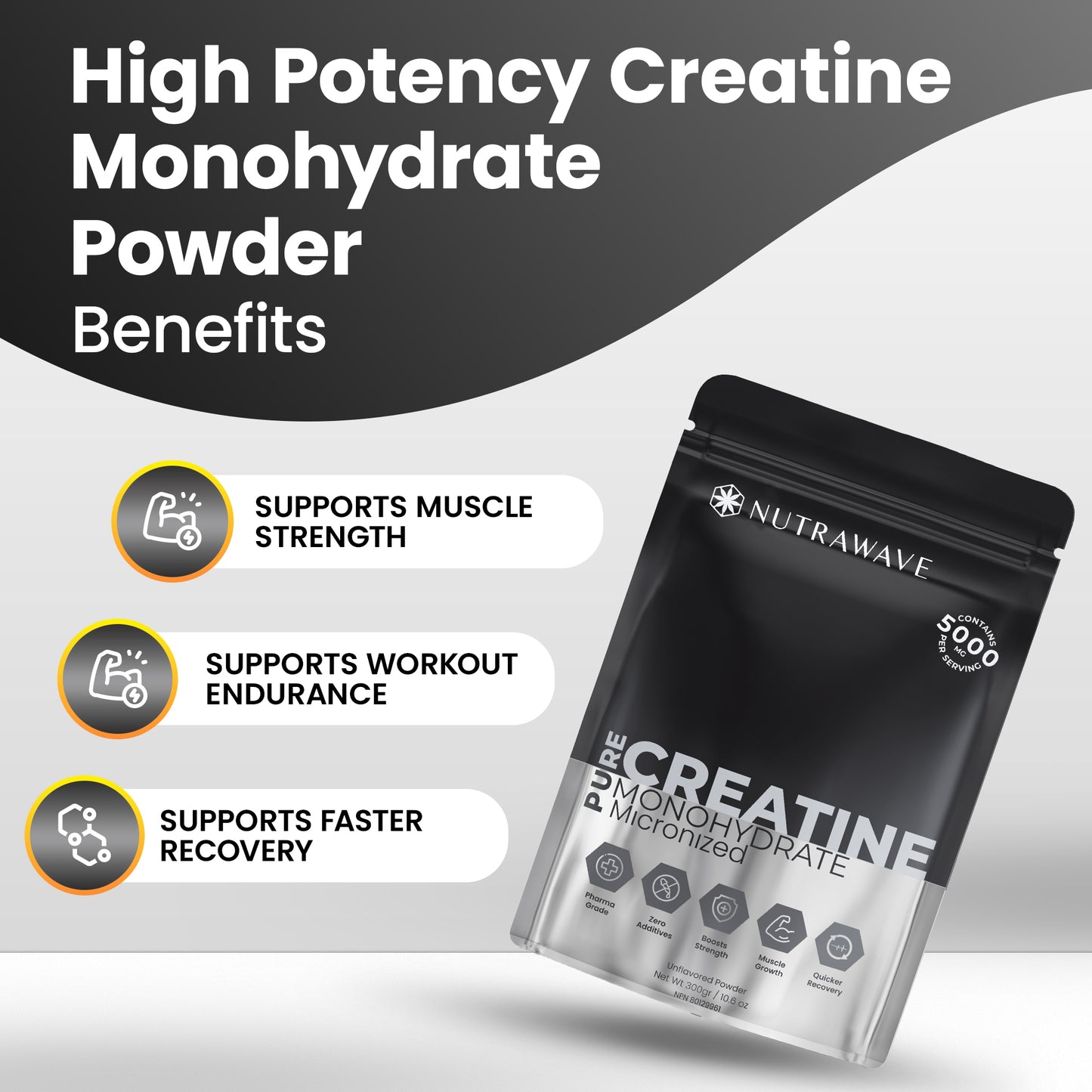 
                  
                    Creatine Micronized Monohydrate - 5000MG
                  
                