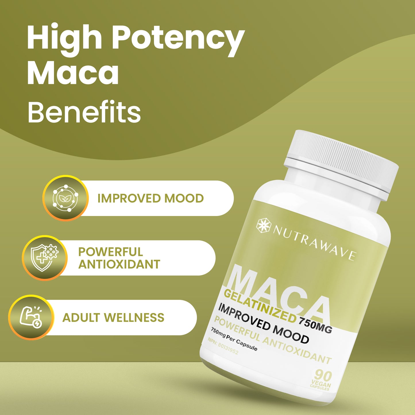 
                  
                    Gelatinized Maca Capsules - 750mg
                  
                