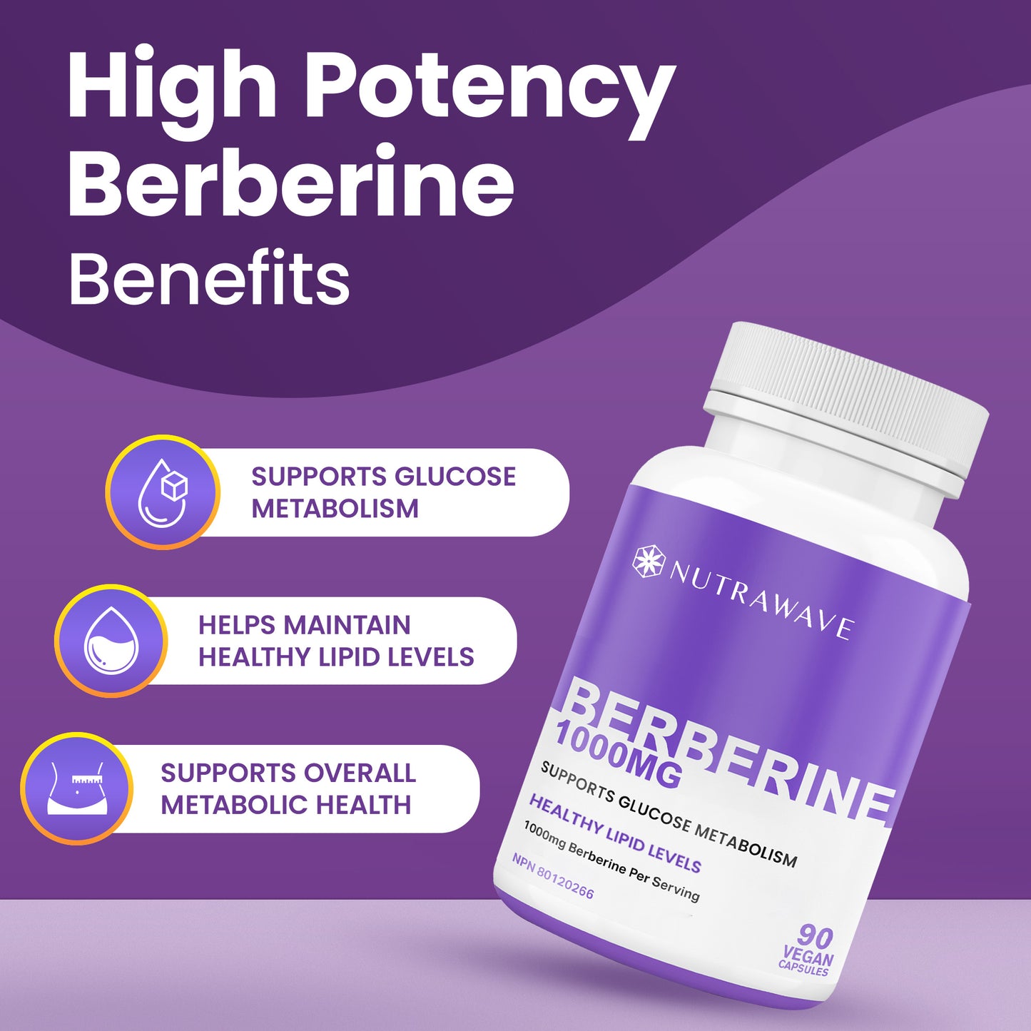 
                  
                    Berberine Capsules - 1000mg (per serving)
                  
                
