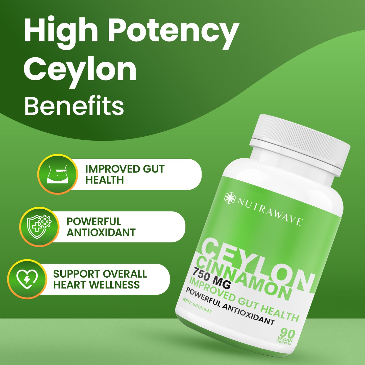 
                  
                    Ceylon Cinnamon Capsules - 750mg
                  
                