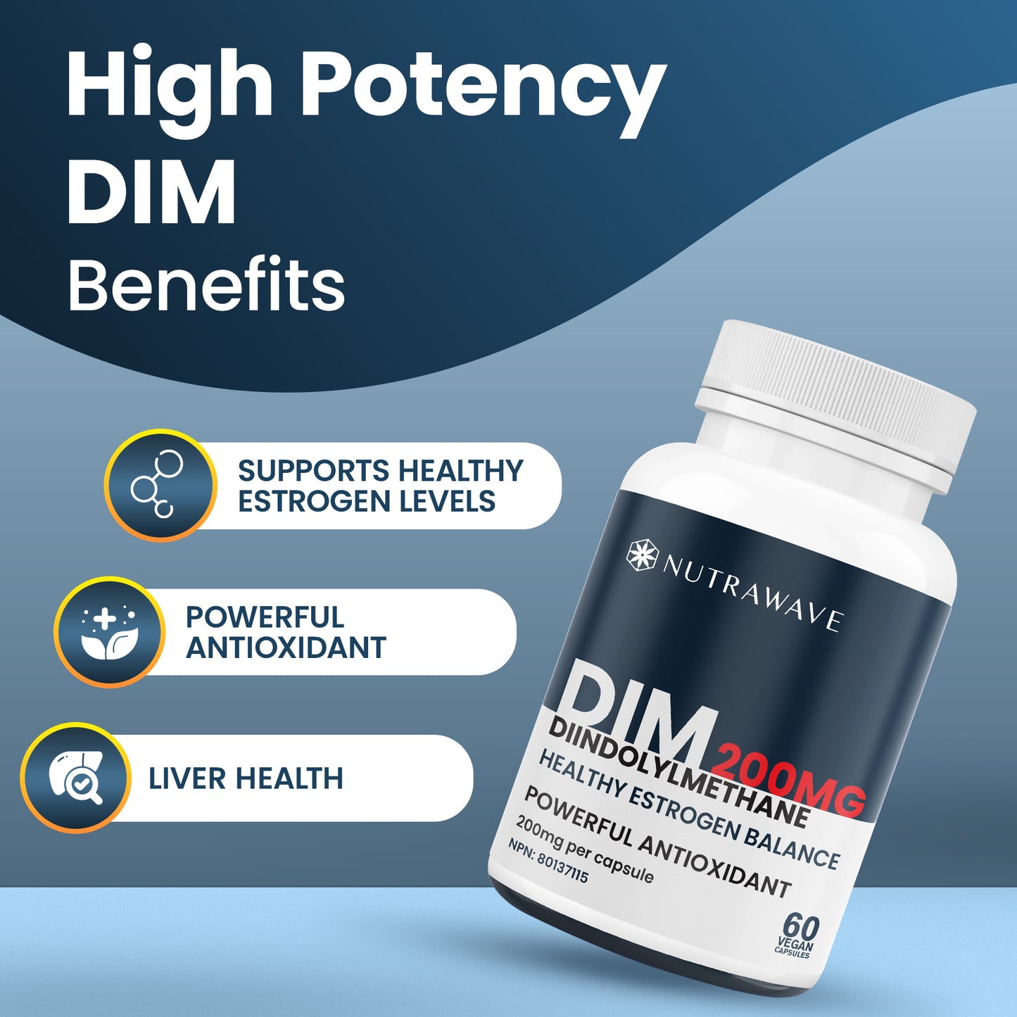 
                  
                    Diindolylmethane (DIM) Capsules - 200mg
                  
                