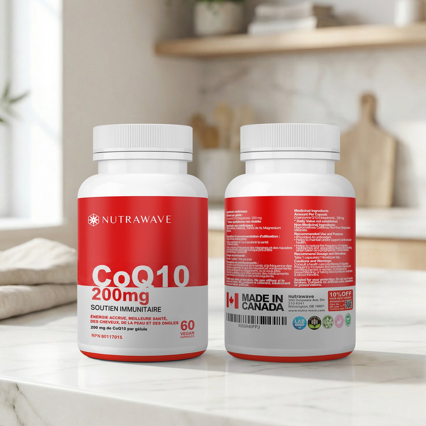 
                  
                    CoQ10 Ubiquinone Capsules - 200mg
                  
                