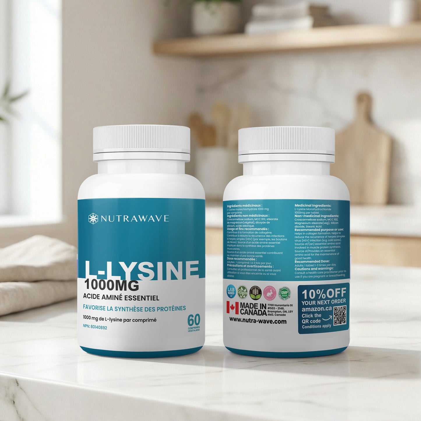 
                  
                    L- Lysine Capsules - 1000mg
                  
                