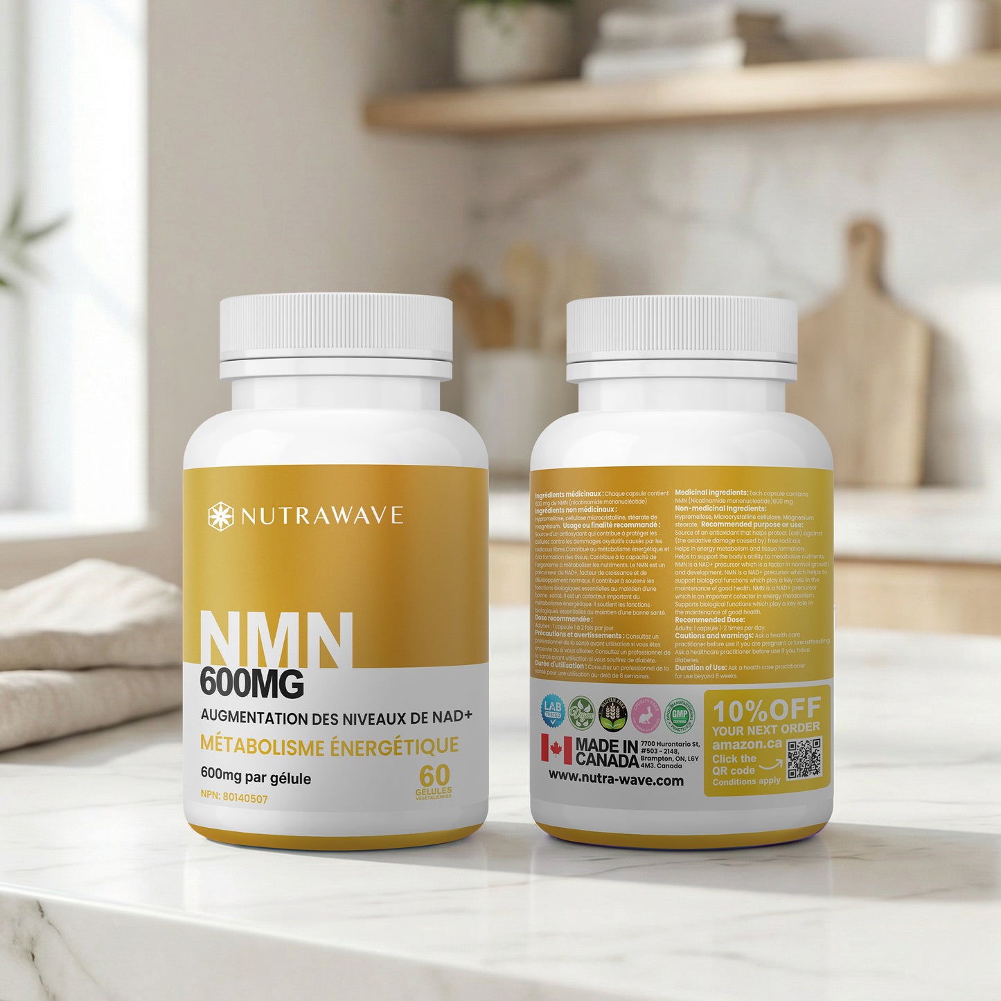
                  
                    NMN Capsules - 600mg
                  
                