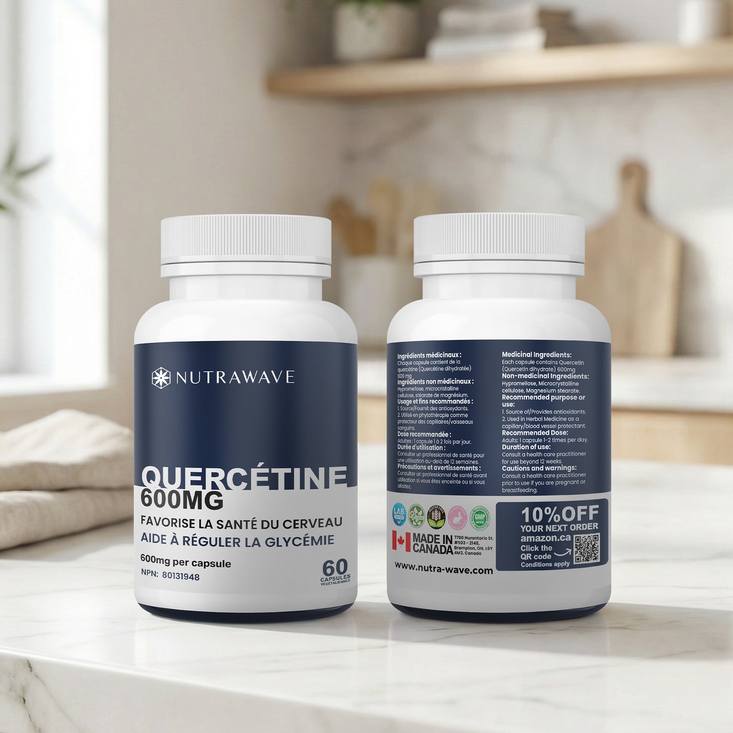 
                  
                    Quercetin Capsules - 600mg
                  
                