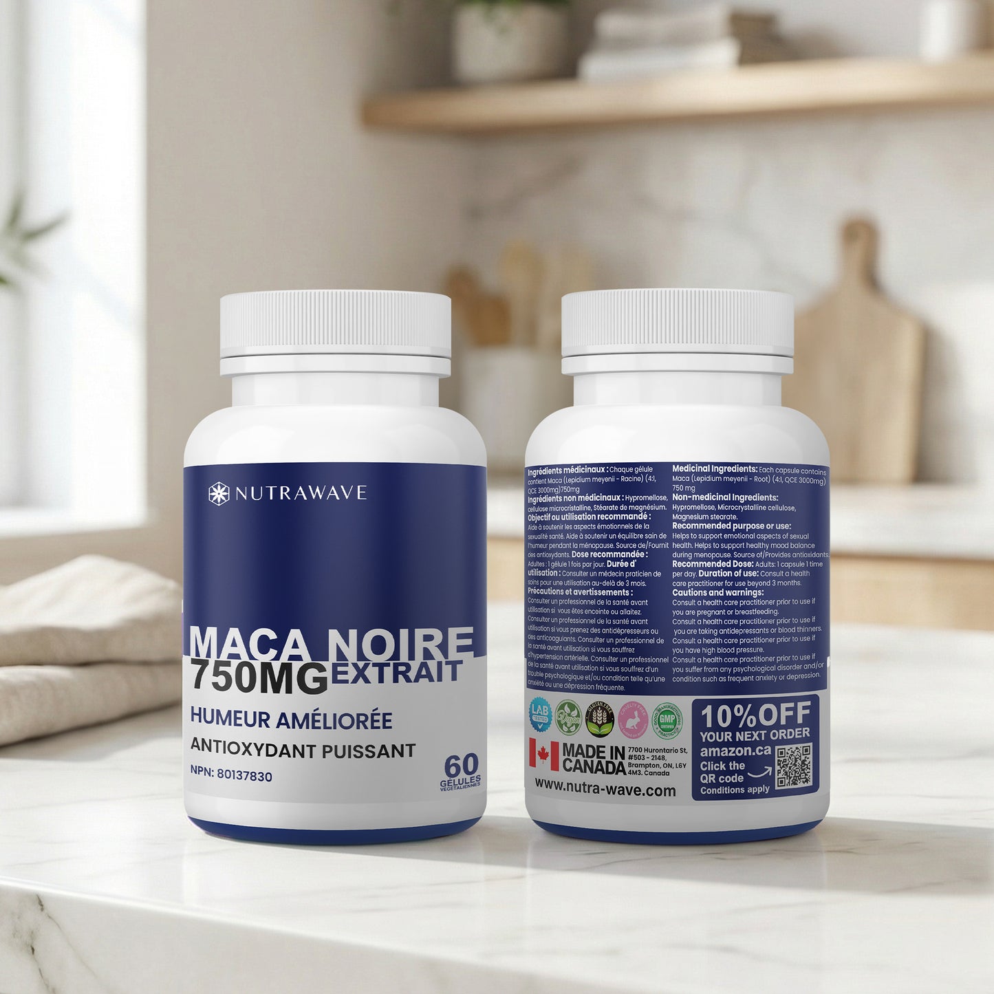 
                  
                    Black Maca Capsules - 750mg
                  
                