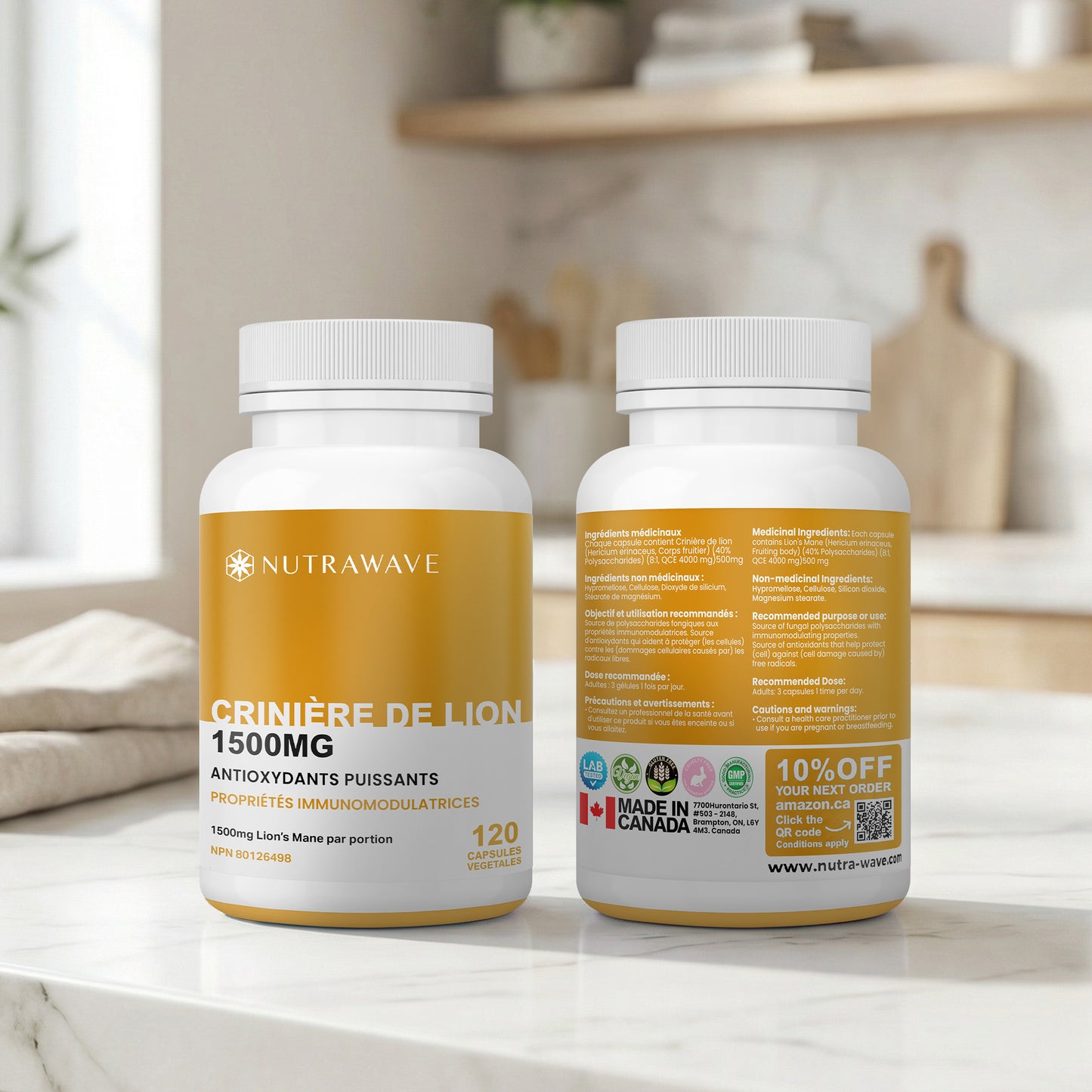 
                  
                    Lions Mane Extract Capsules – 1500mg
                  
                