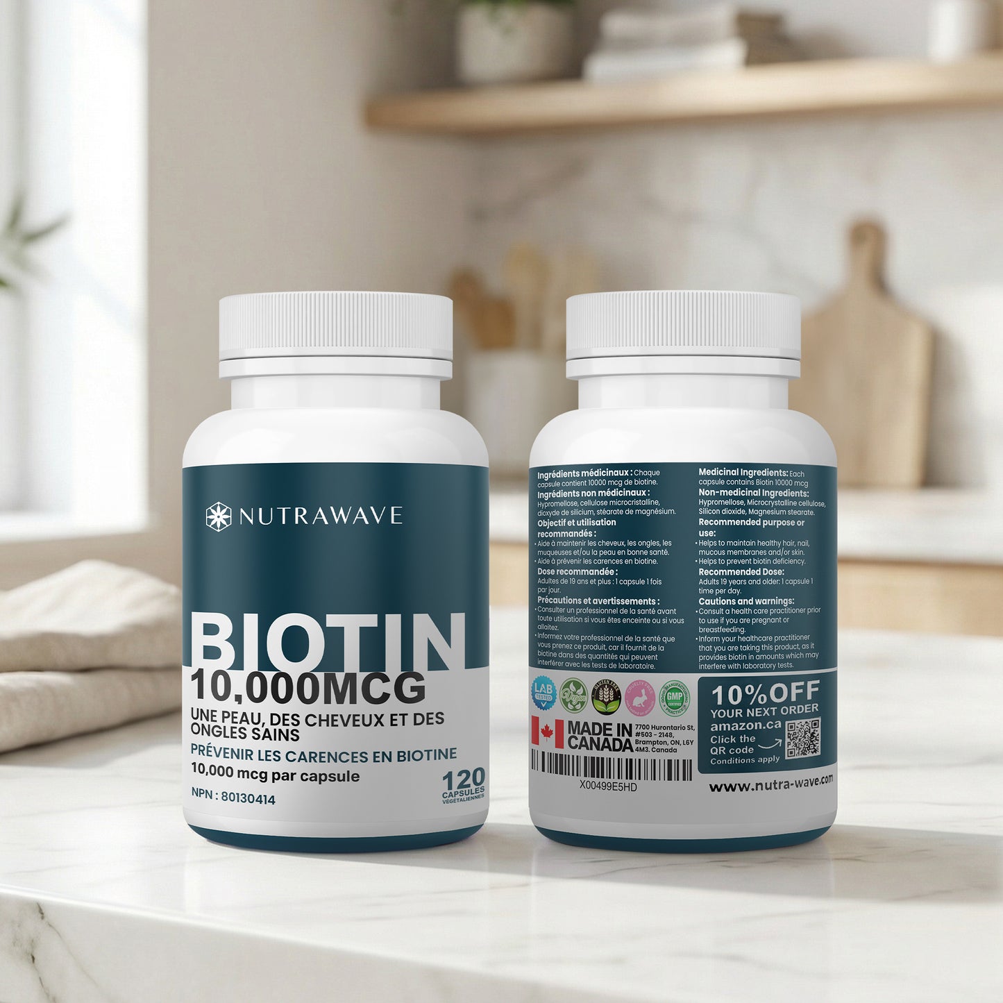 
                  
                    Biotin Capsules - 10000mcg
                  
                