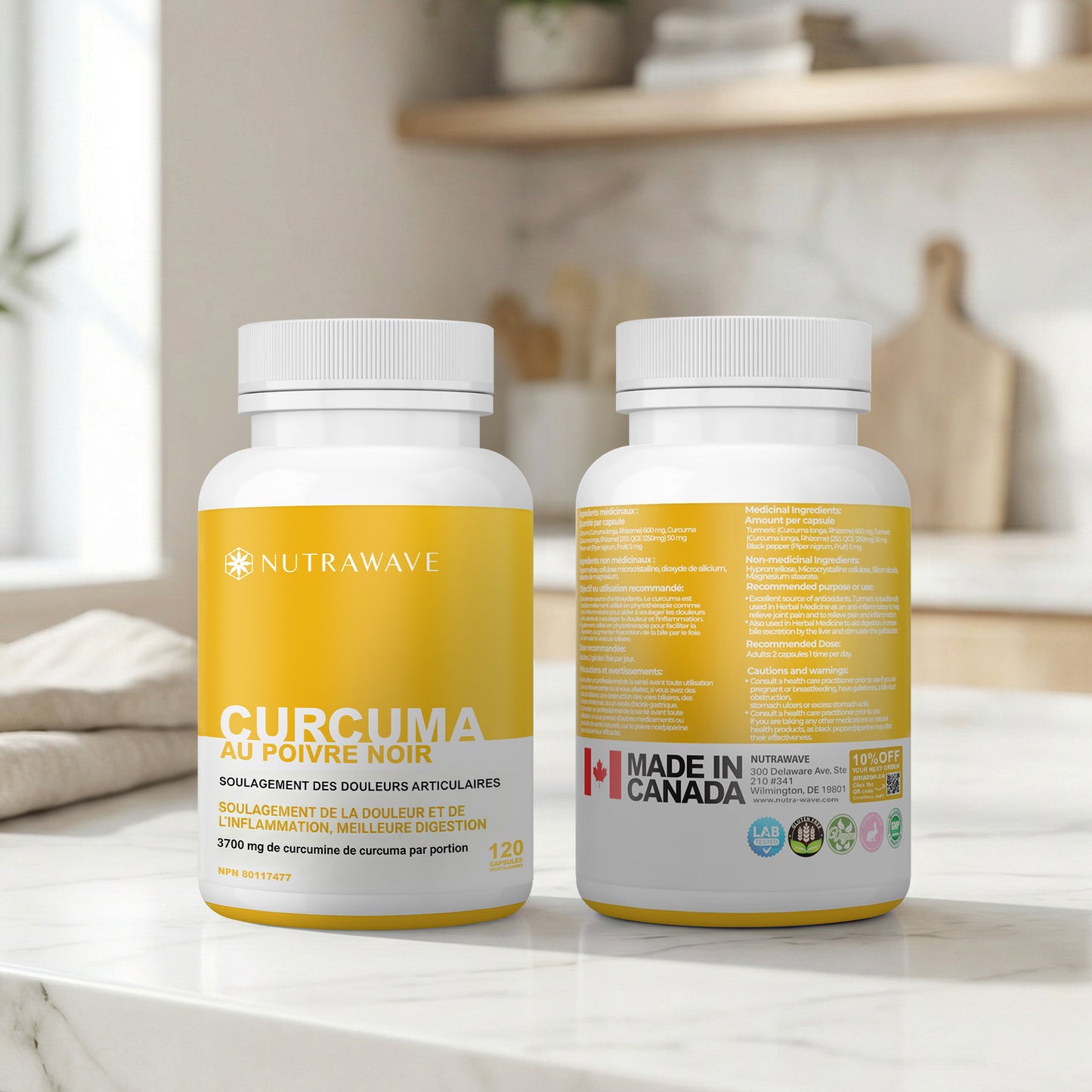 
                  
                    Turmeric Curcumin & Black Pepper Capsules – 1850mg
                  
                