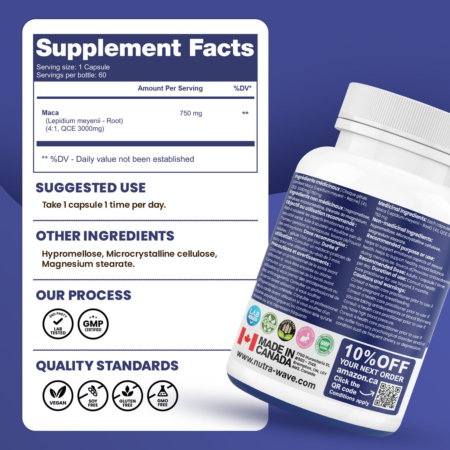 
                  
                    Black Maca Capsules - 750mg
                  
                