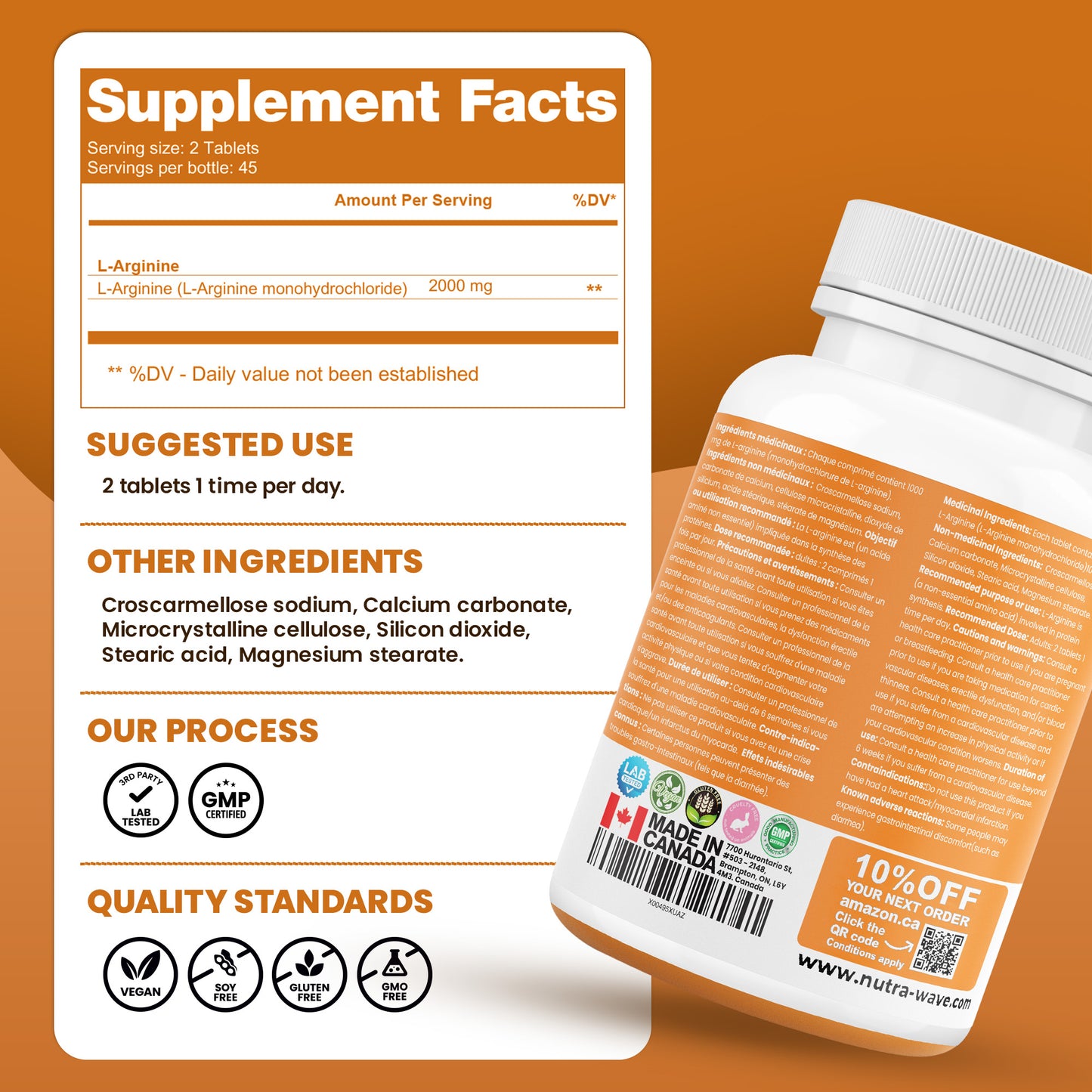 
                  
                    L- Arginine Capsules - 1000mg
                  
                