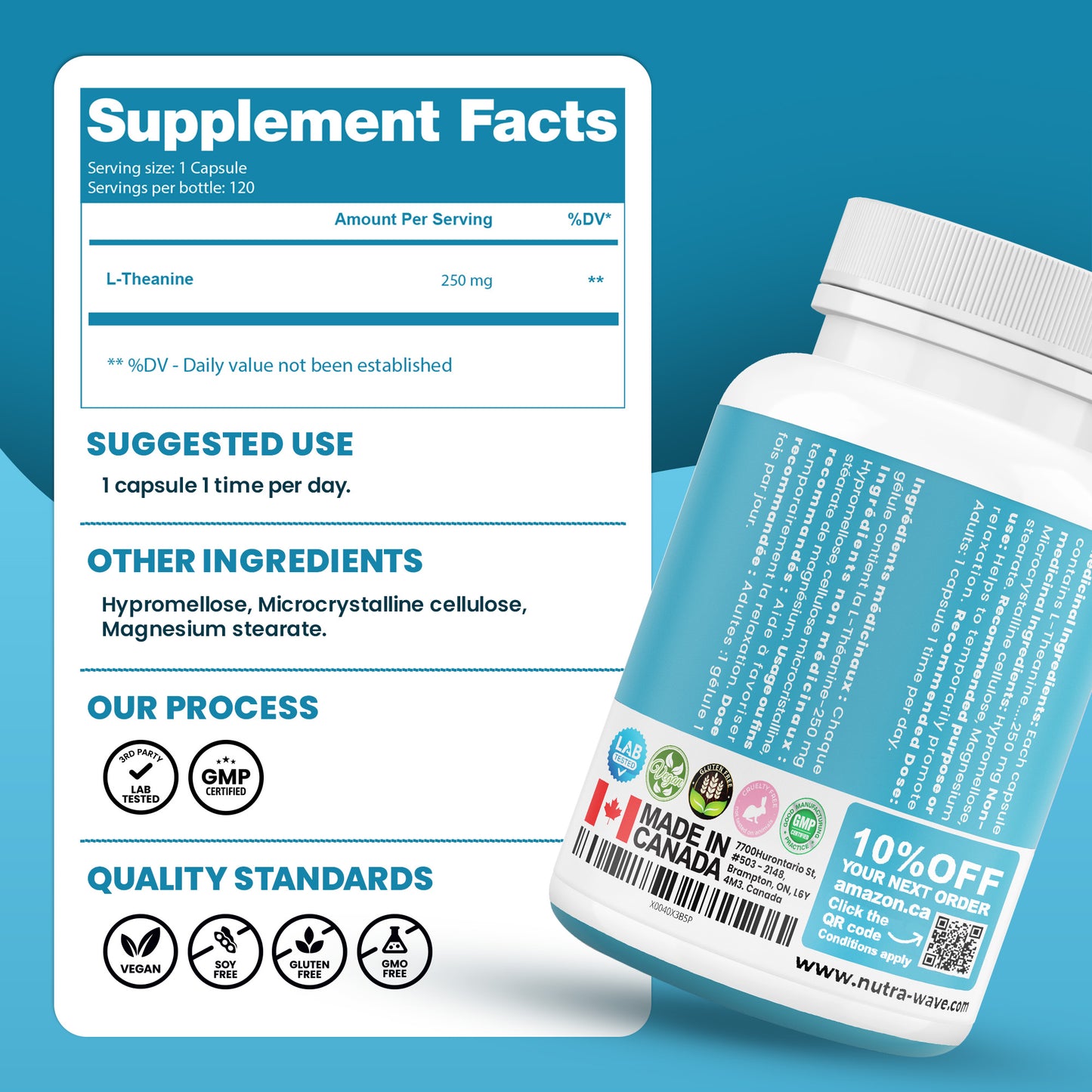 
                  
                    L-Theanine Capsules – 250mg
                  
                