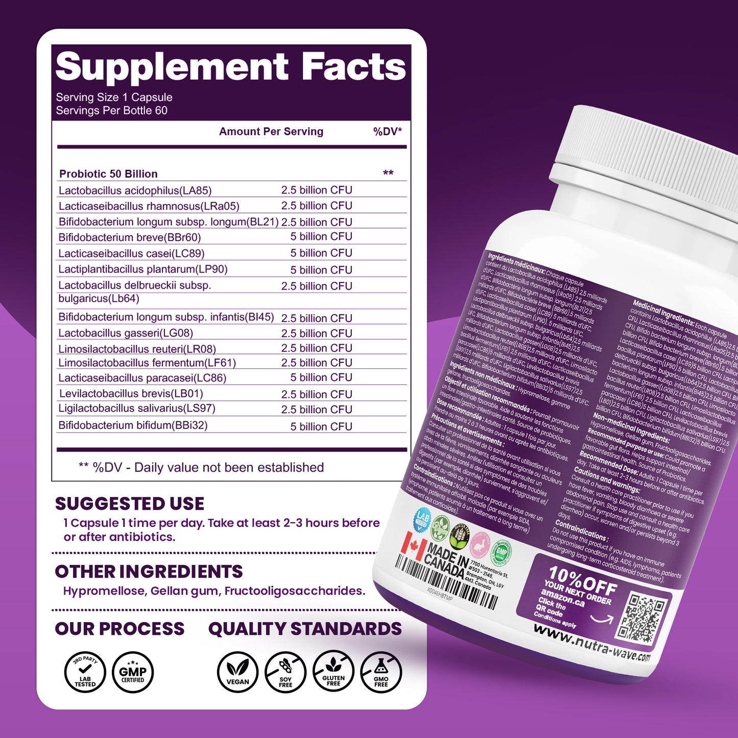 
                  
                    Probiotics 50 Billion (15 Strain) Capsules
                  
                