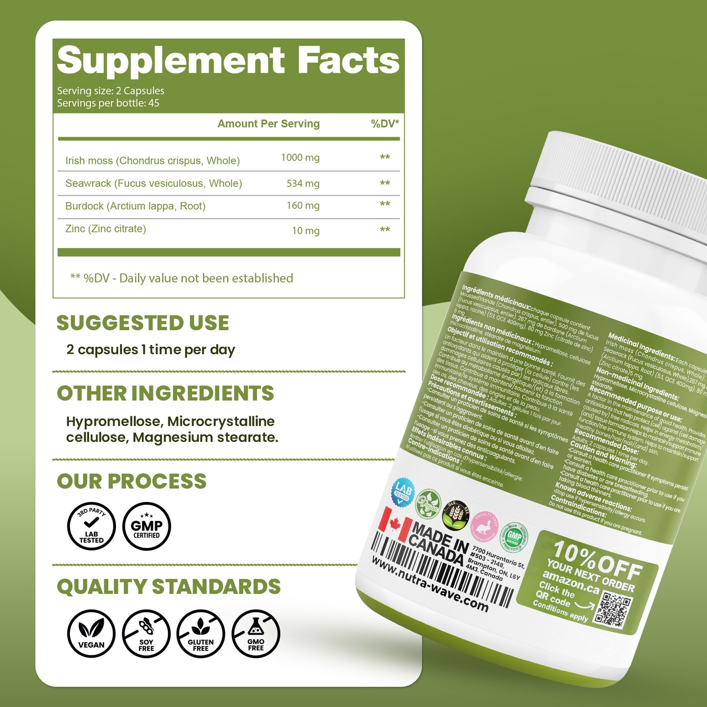 
                  
                    Irisches Meeresmoos Kapseln - 1000mg
                  
                