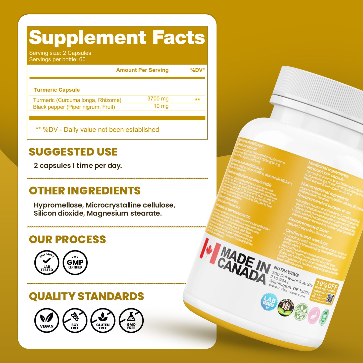 
                  
                    Turmeric Curcumin & Black Pepper Capsules – 1850mg
                  
                