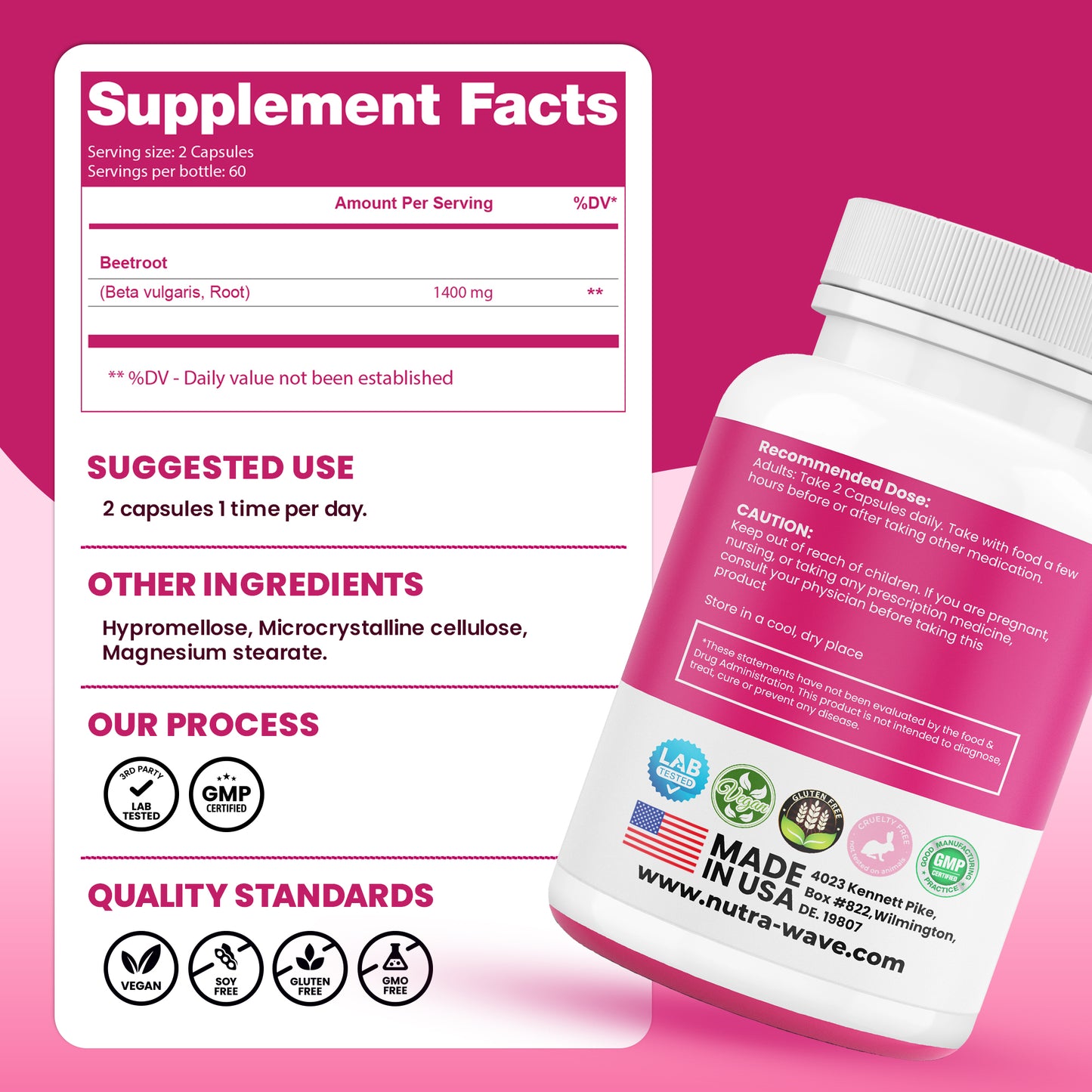 
                  
                    Bio Rote Bete Kapseln - 1400mg
                  
                