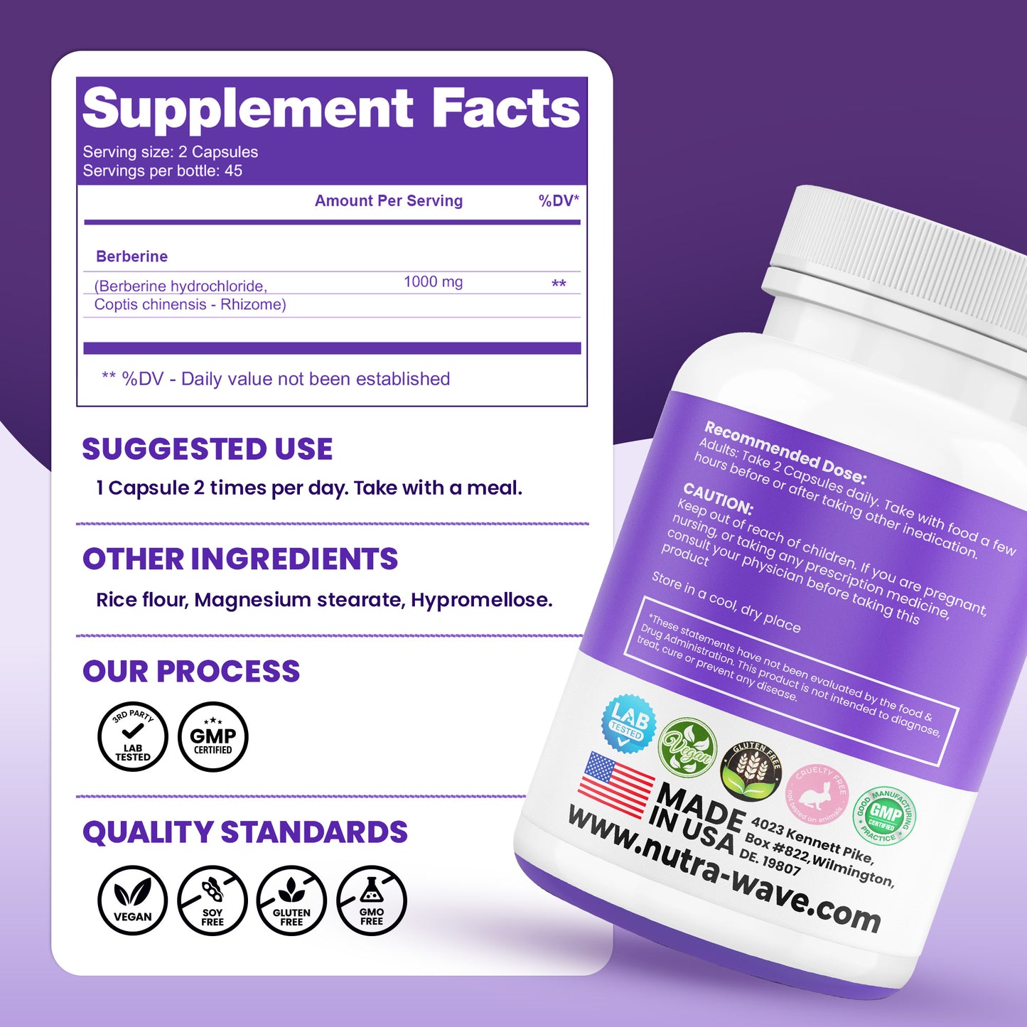 
                  
                    Berberin-Kapseln – 1000 mg (pro Portion)
                  
                