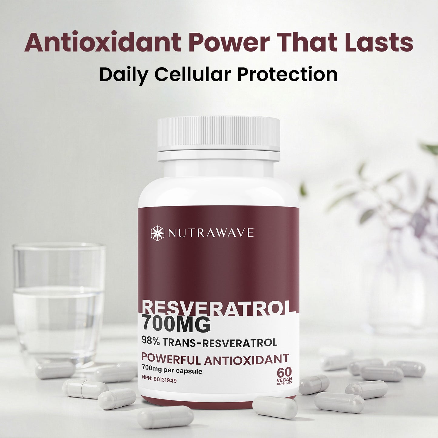 
                  
                    Resveratrol Capsules - 700mg
                  
                