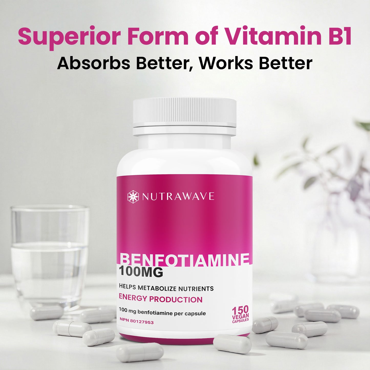
                  
                    Benfotiamine Capsules - 100mg
                  
                