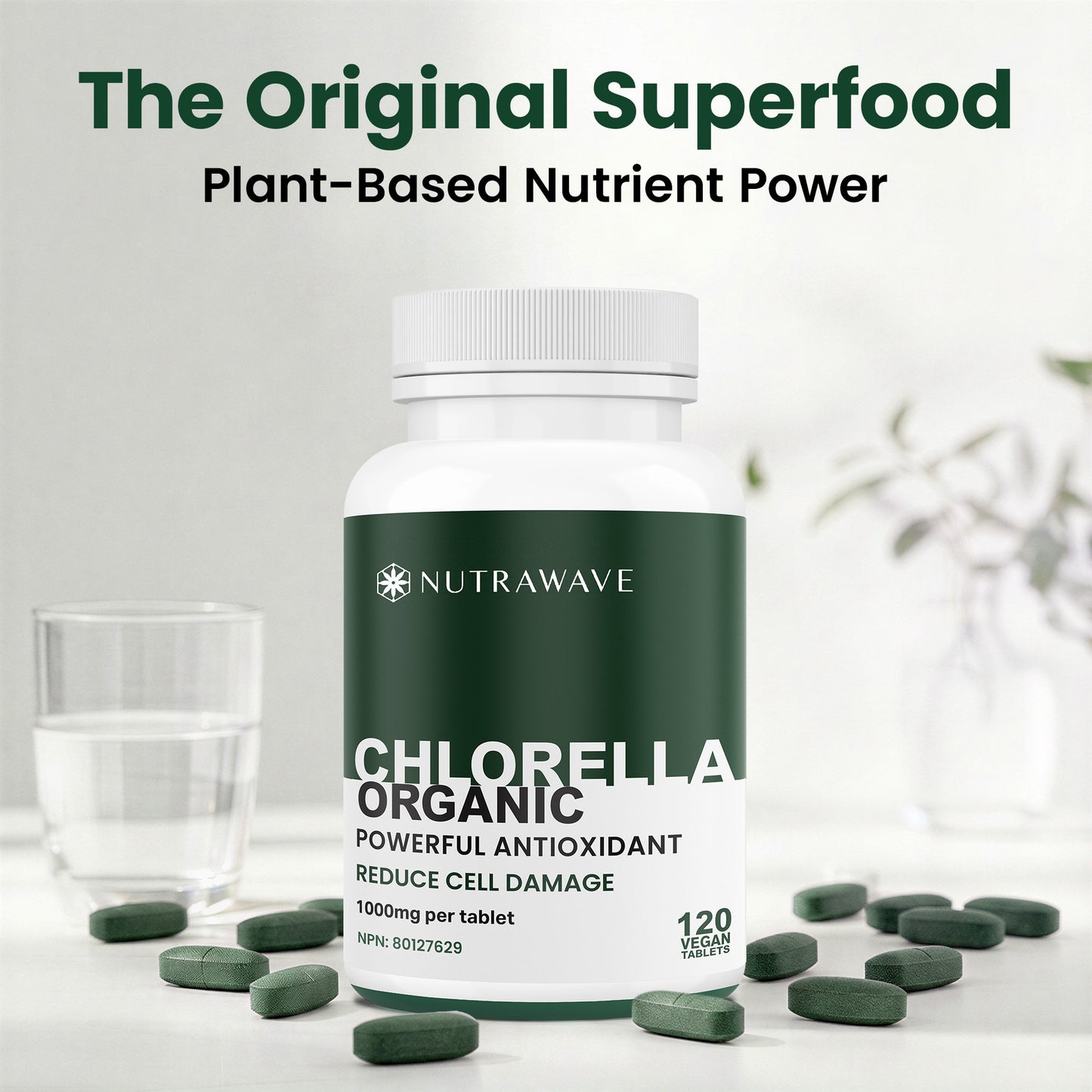 
                  
                    Organic Chlorella Tablets - 1000mg
                  
                