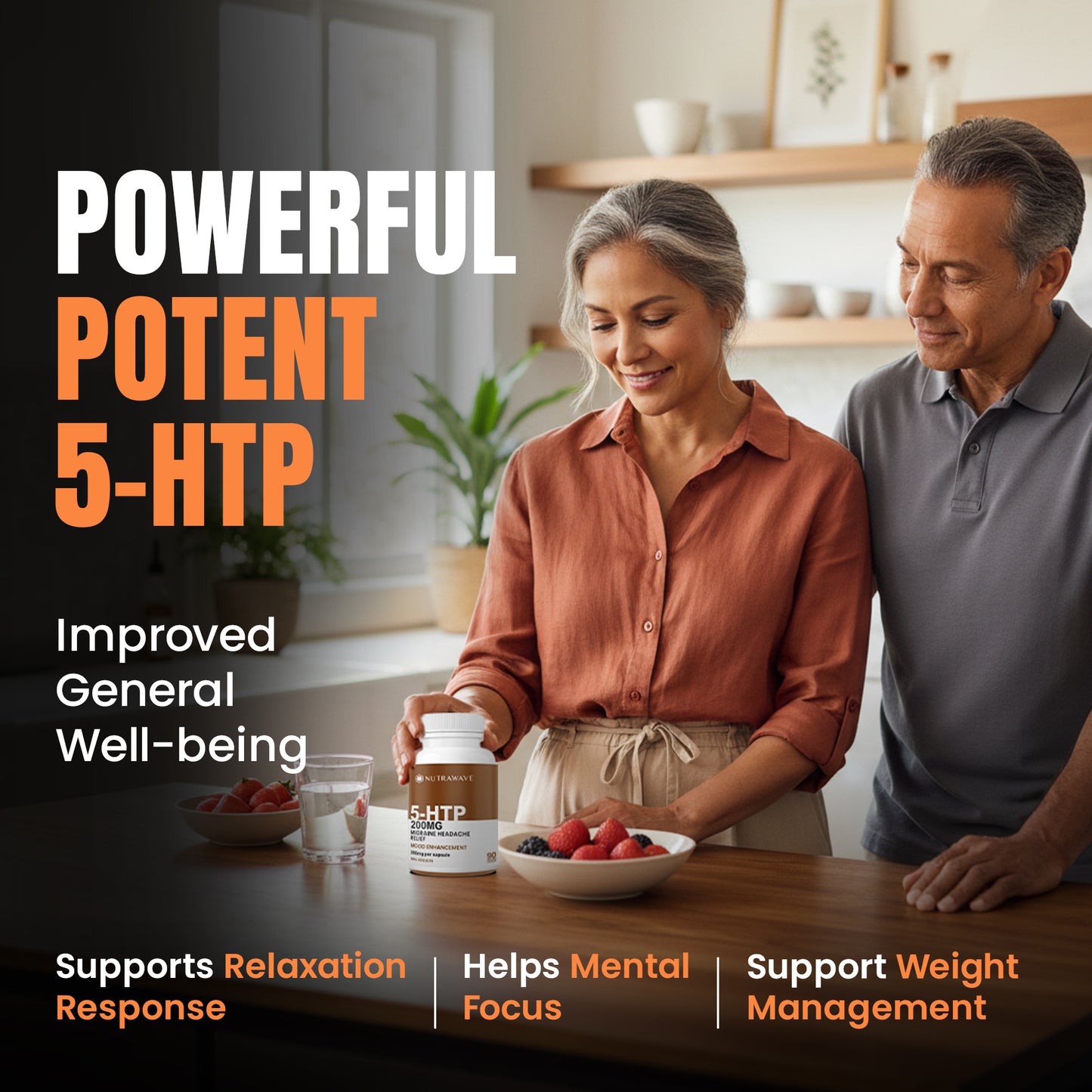
                  
                    L-5-HTP Capsules - 200mg
                  
                
