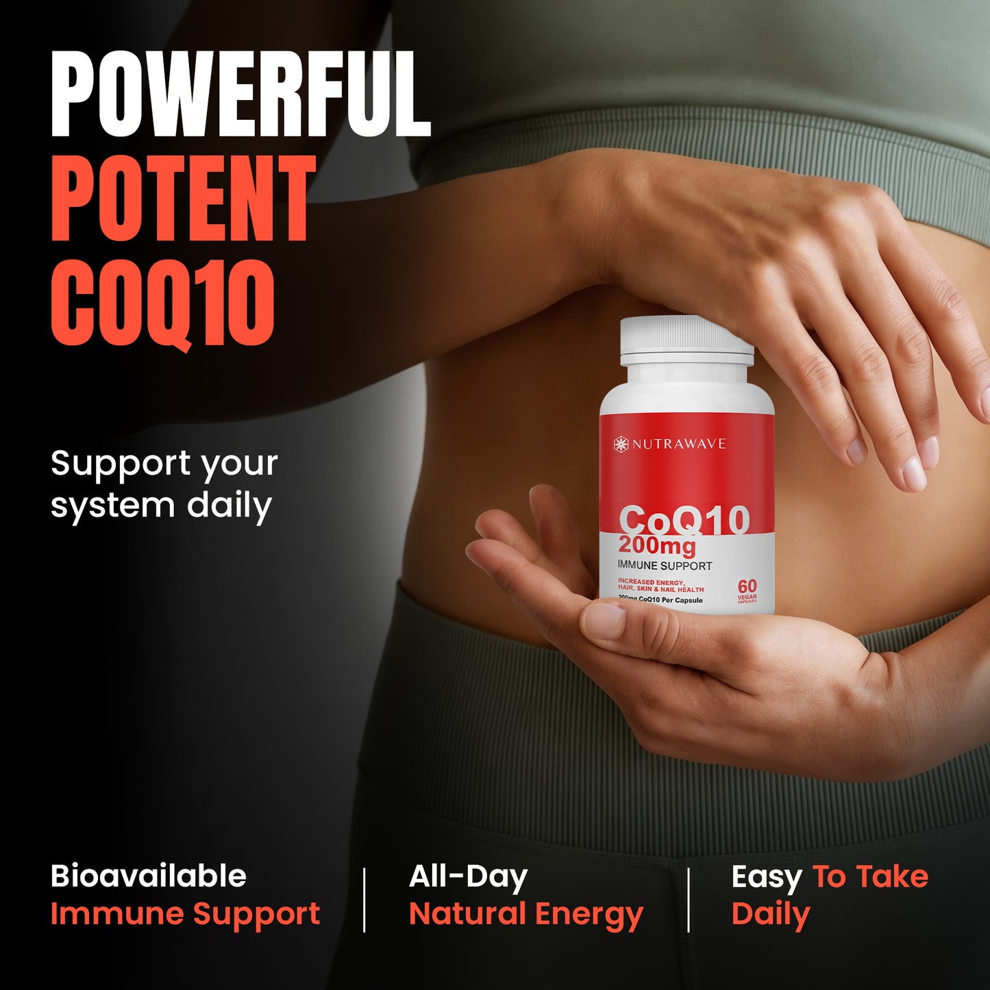 
                  
                    CoQ10 Ubiquinone Capsules - 200mg
                  
                