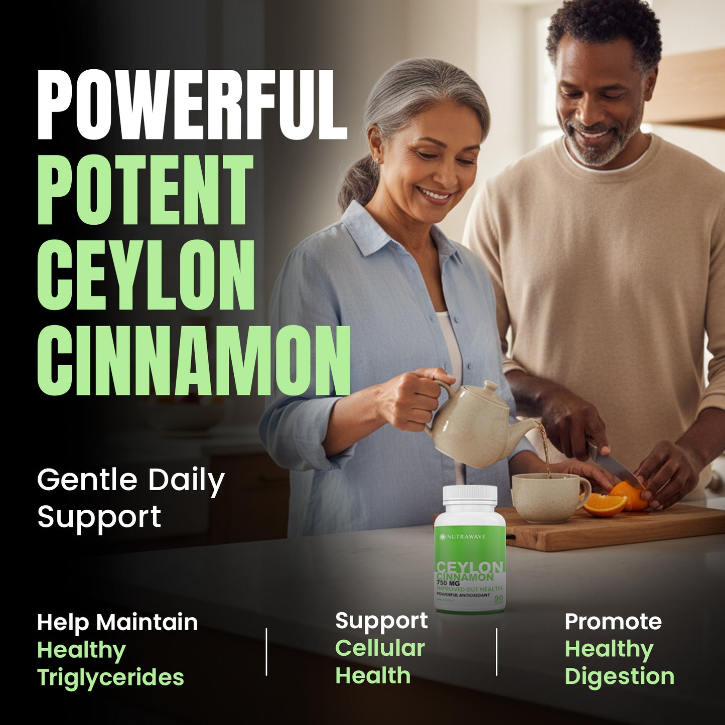 
                  
                    Ceylon Cinnamon Capsules - 750mg
                  
                