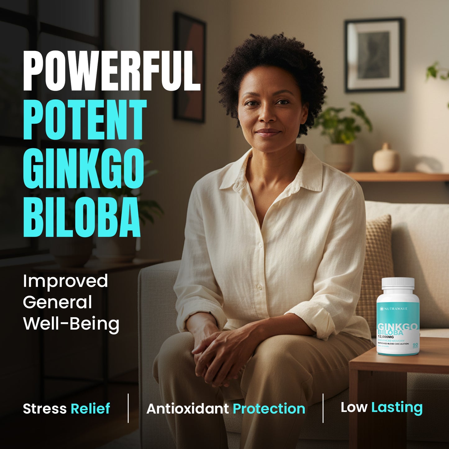 
                  
                    Ginkgo Biloba Capsules - 12000mg
                  
                