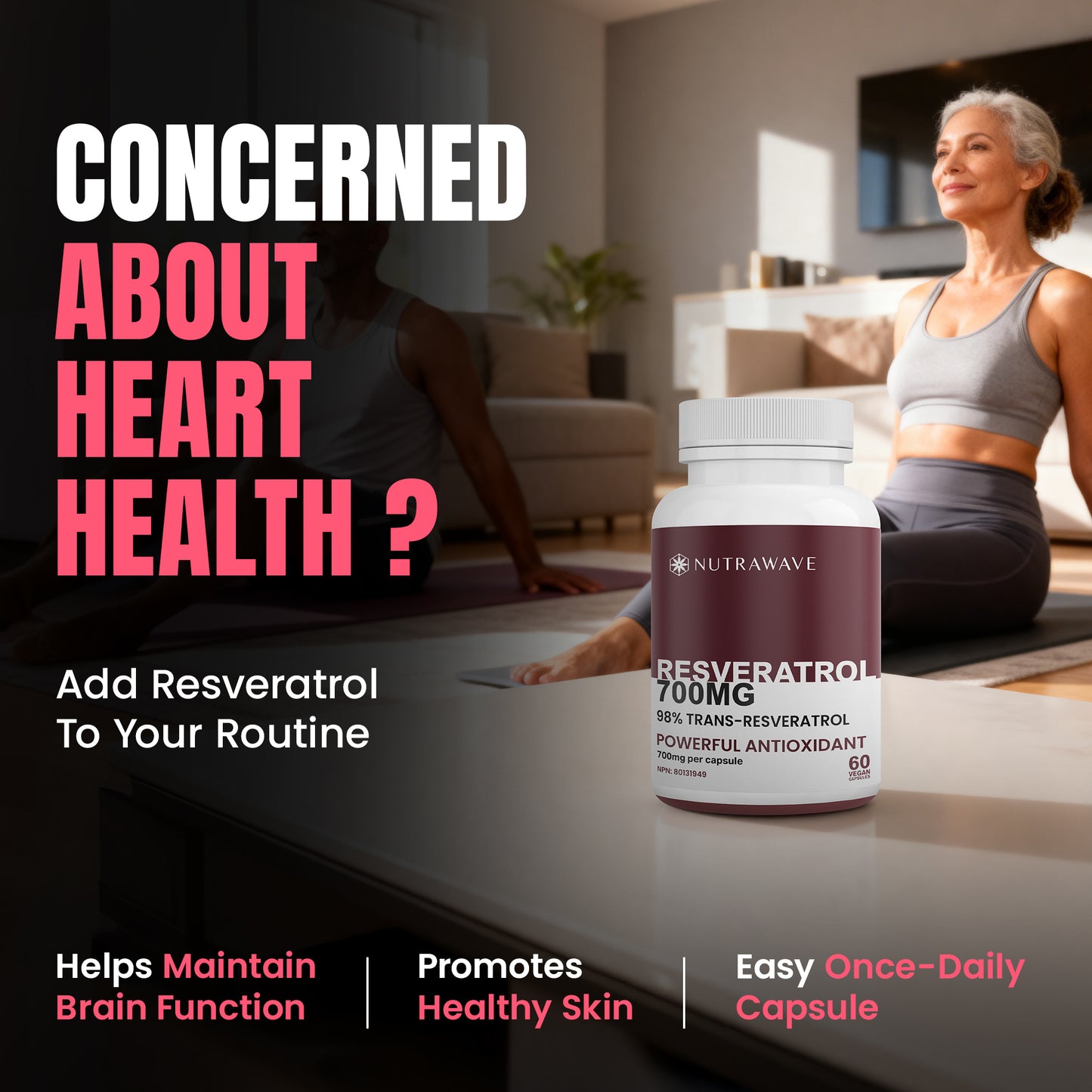 
                  
                    Resveratrol Capsules - 700mg
                  
                