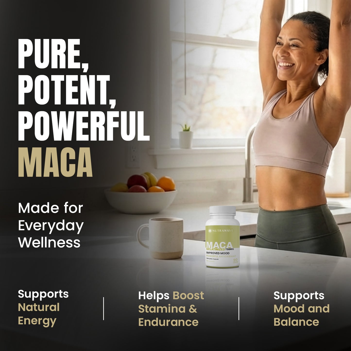 
                  
                    Gelatinized Maca Capsules - 750mg
                  
                