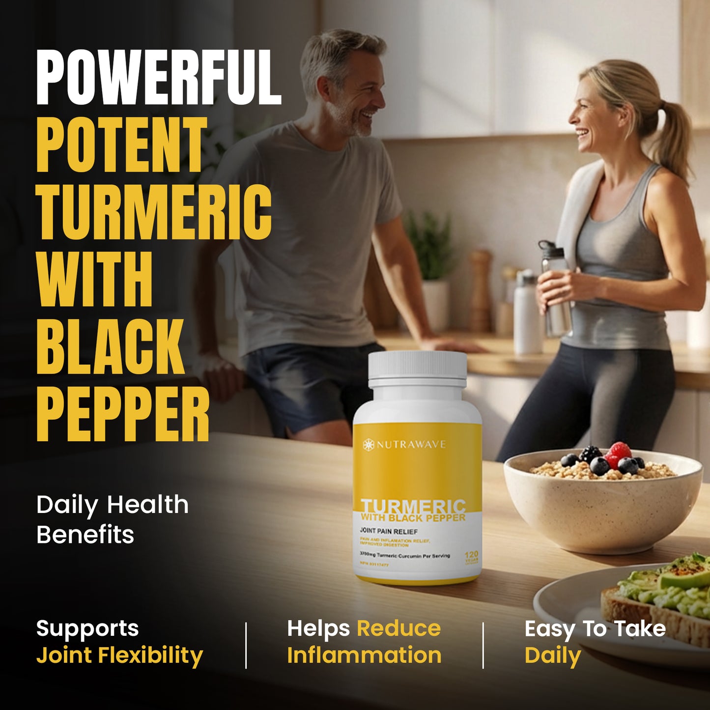
                  
                    Turmeric Curcumin & Black Pepper Capsules – 1850mg
                  
                