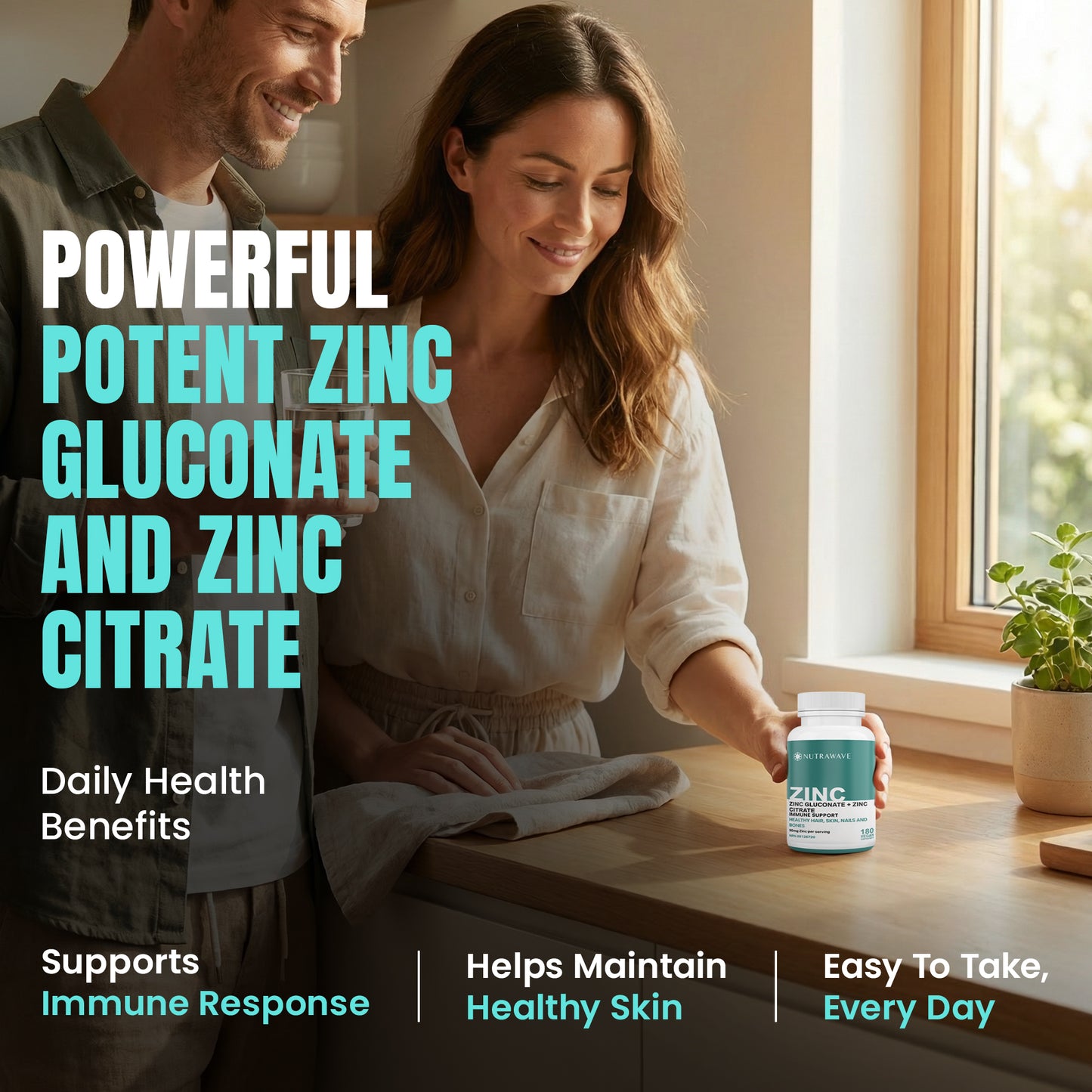 
                  
                    Zinc Gluconate & Zinc Citrate Chelated Capsules – 50mg
                  
                