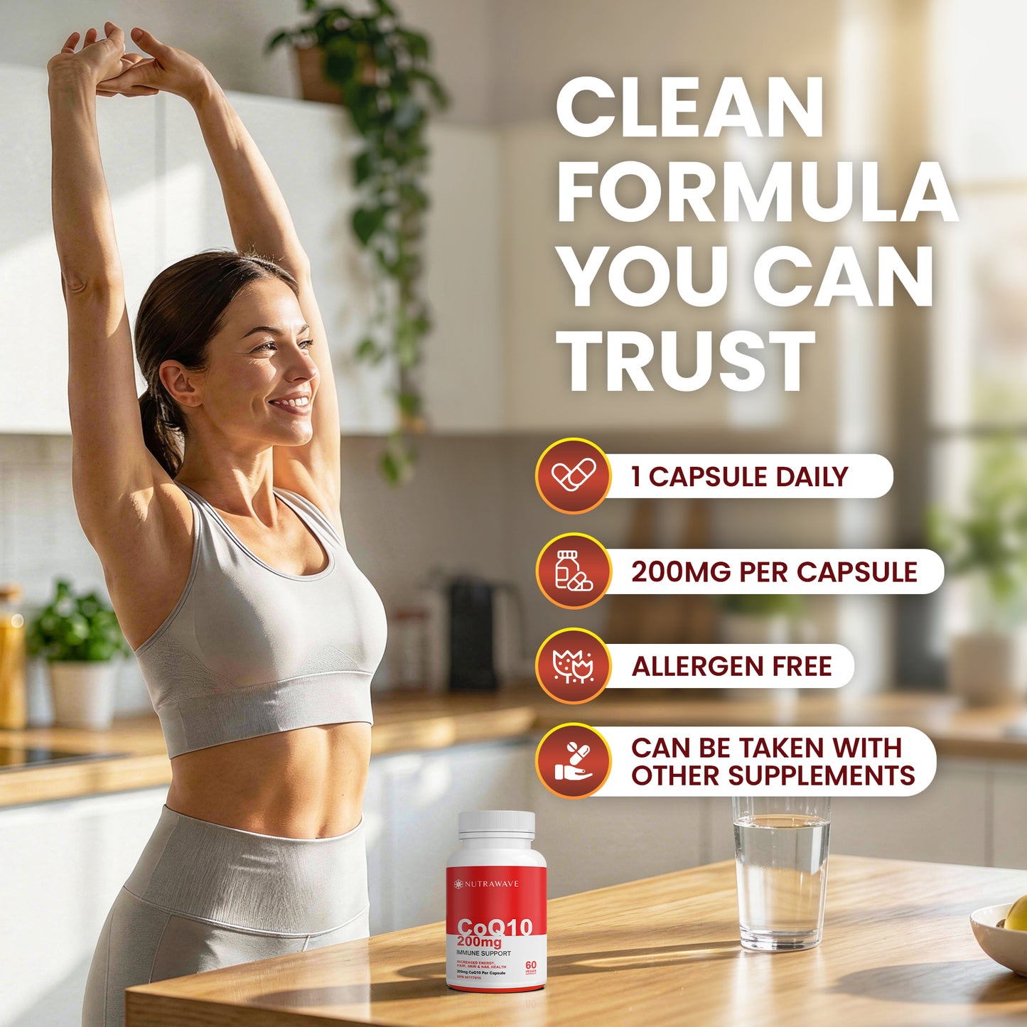 
                  
                    CoQ10 Ubiquinone Capsules - 200mg
                  
                