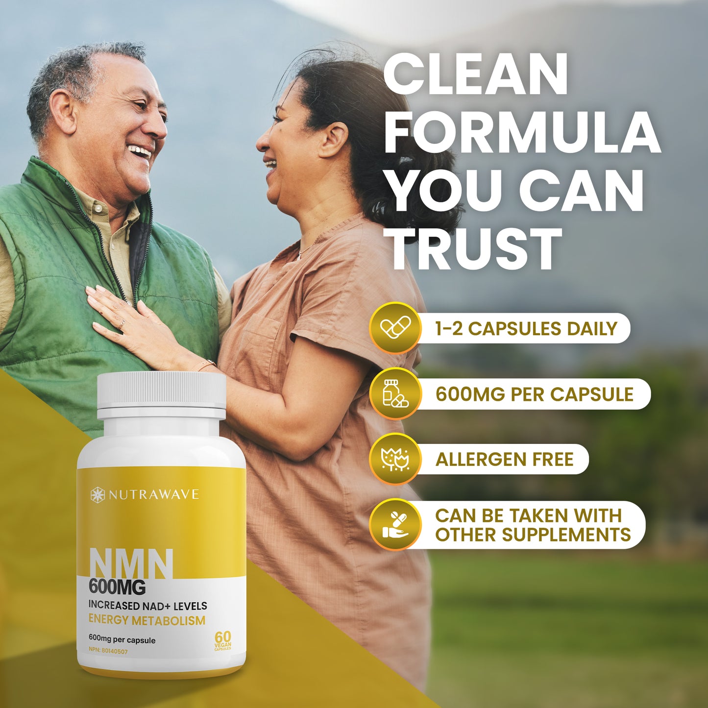 
                  
                    NMN Capsules - 600mg
                  
                