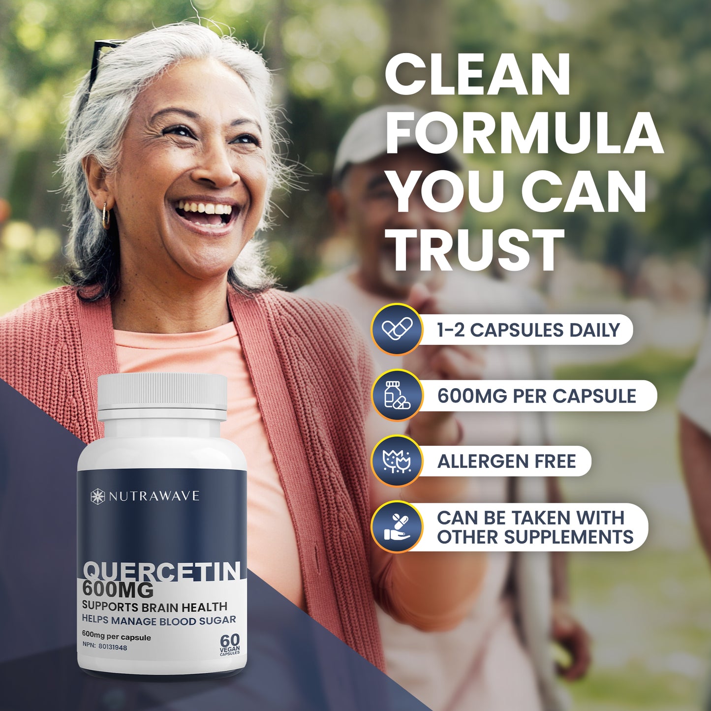 
                  
                    Quercetin Capsules - 600mg
                  
                