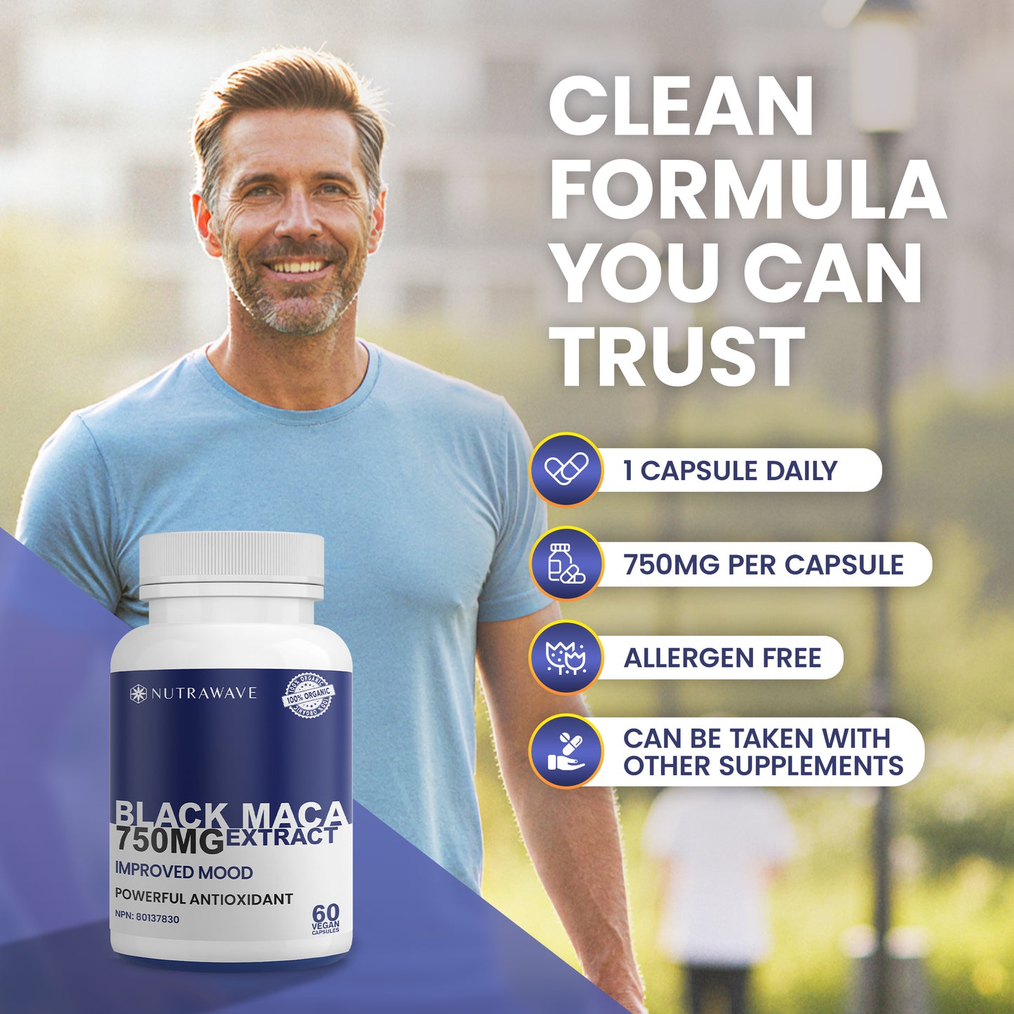 
                  
                    Black Maca Capsules - 750mg
                  
                
