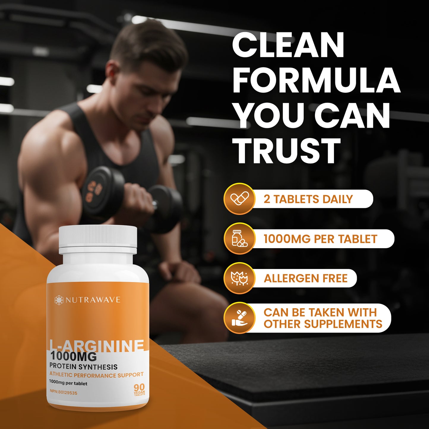 
                  
                    L- Arginine Capsules - 1000mg
                  
                
