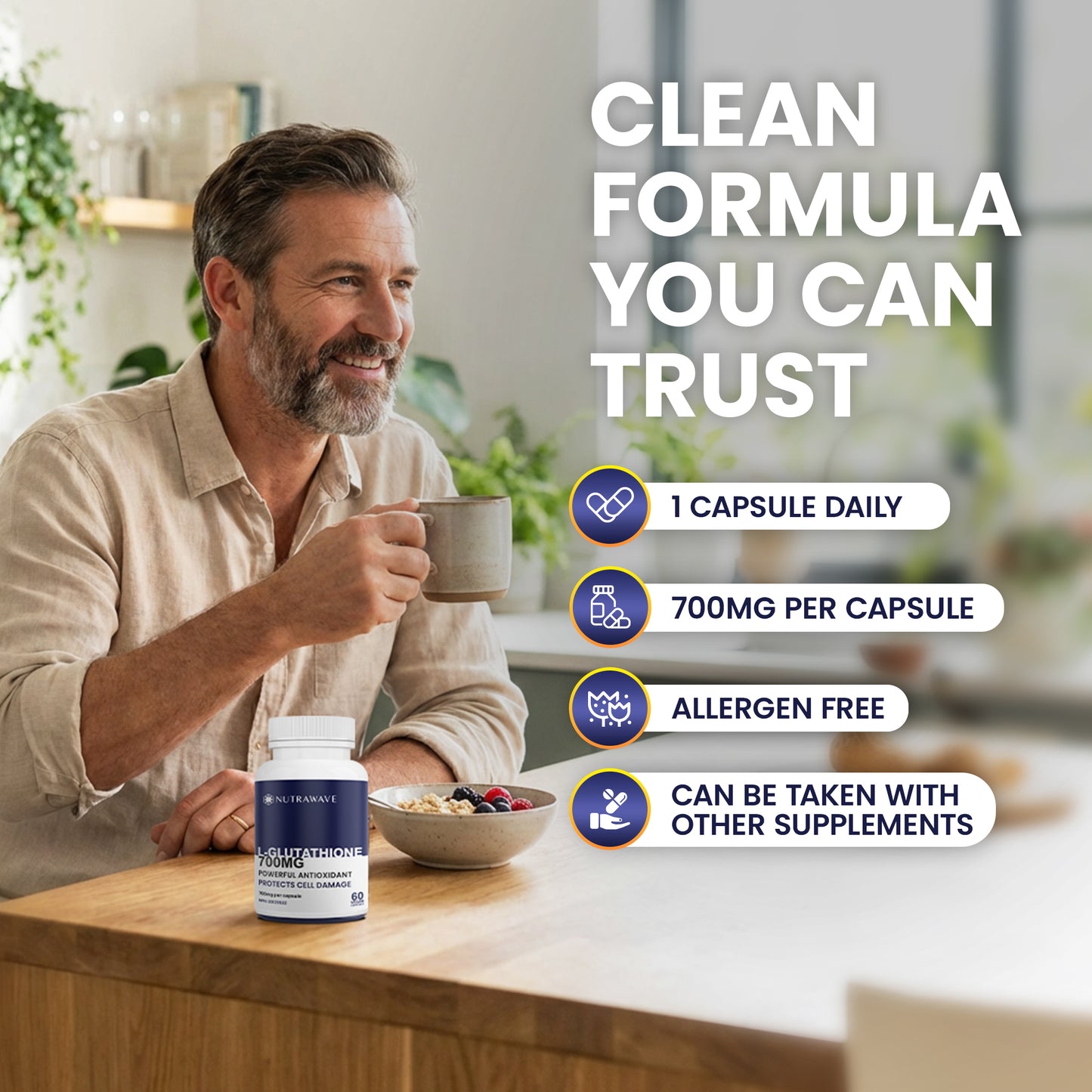 
                  
                    L- Glutathione Capsules - 700mg
                  
                