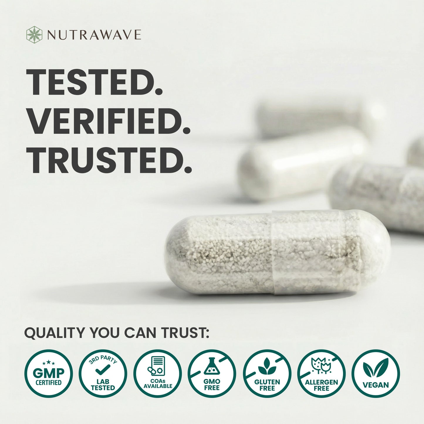 
                  
                    NAC (N-Acetyl-l-Cysteine) - 600mg
                  
                