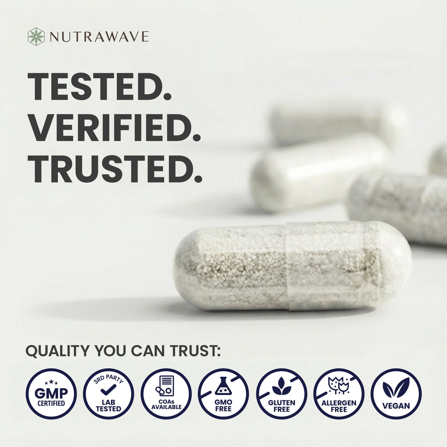 
                  
                    Nutrawave L-Glutathione 700mg capsules — what's inside
                  
                