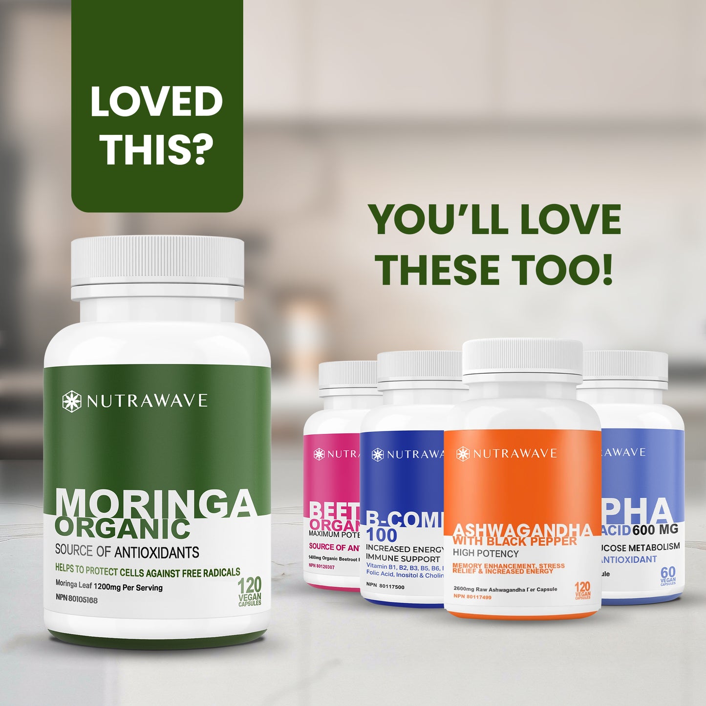 
                  
                    Organic Moringa Leaf Capsules - 1200mg
                  
                