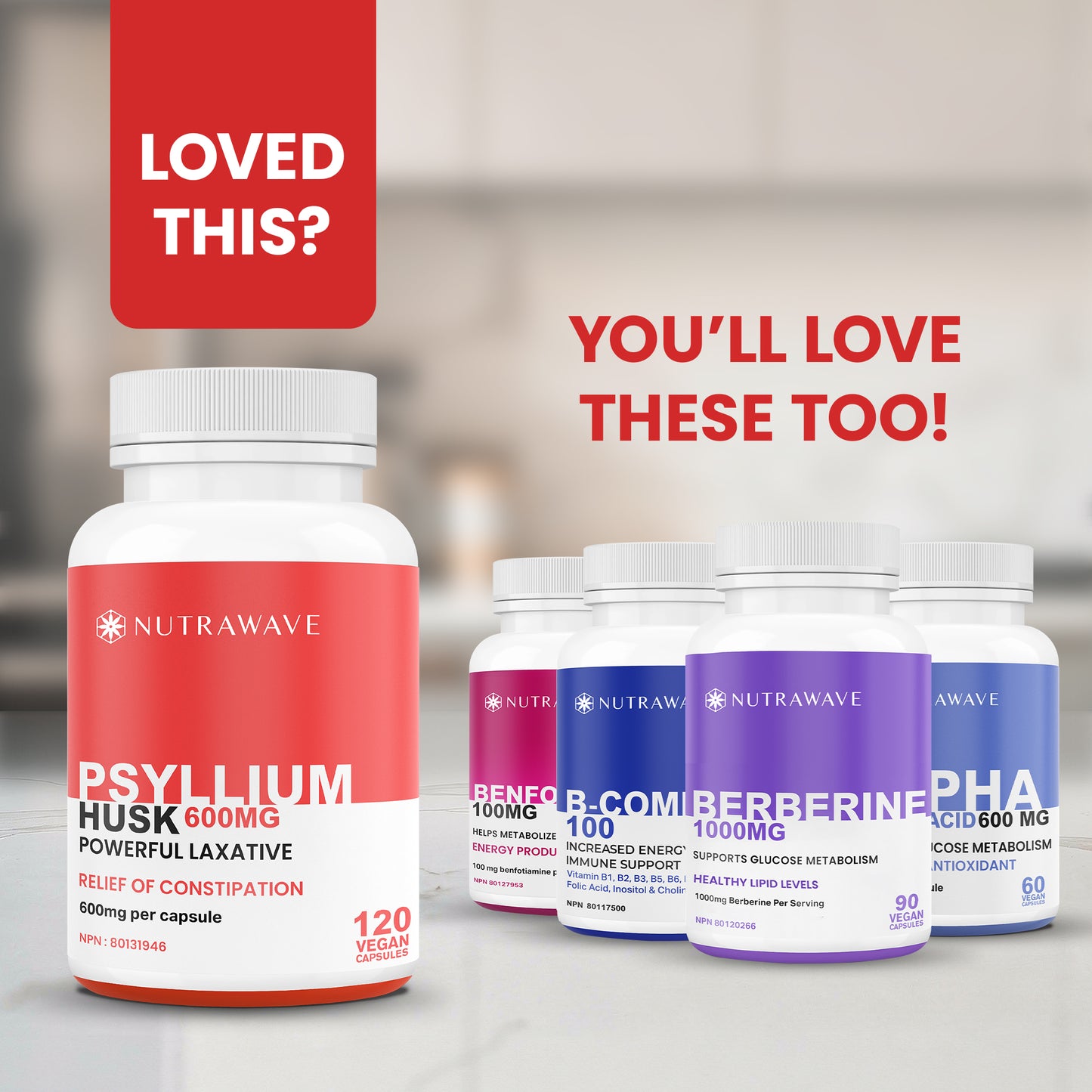 
                  
                    Psyllium Husk Fiber Capsules - 600mg
                  
                