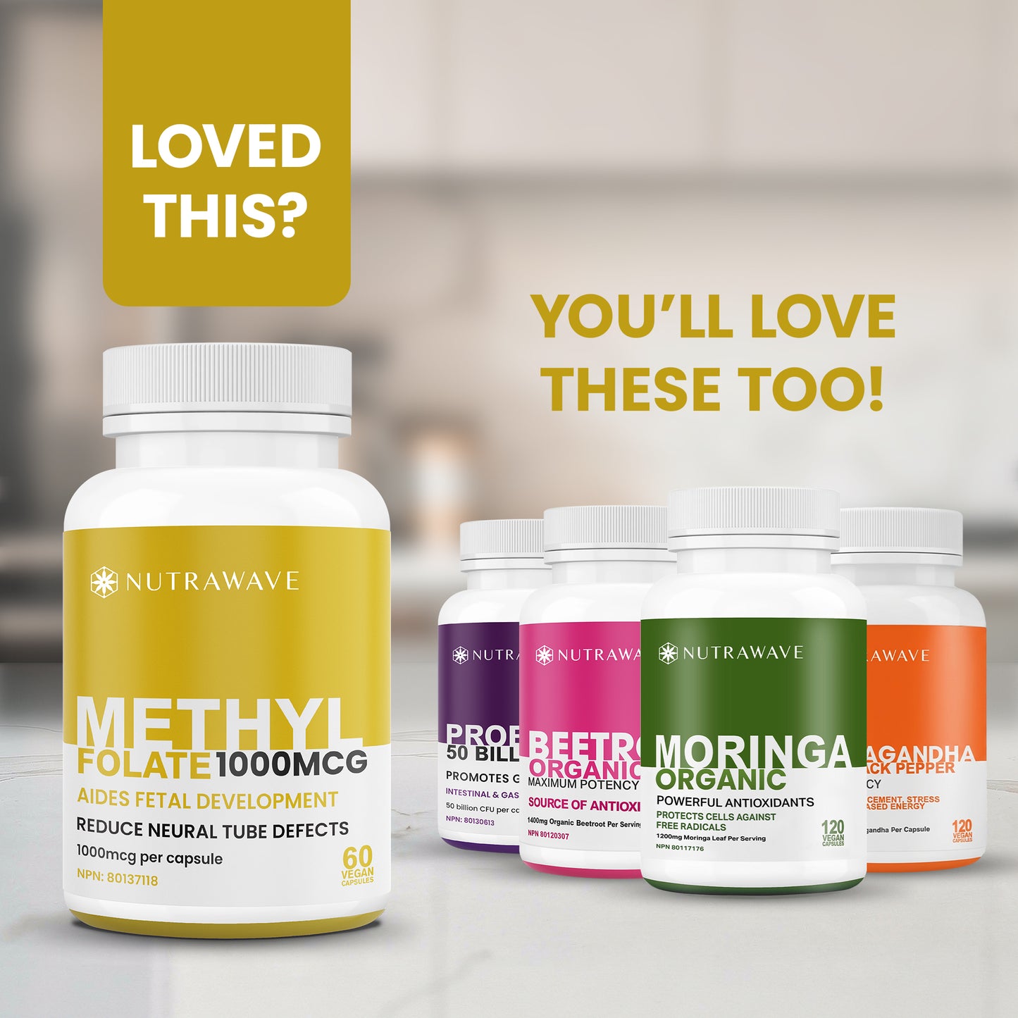 
                  
                    Methyl Folate (5-MTHF) Capsules - 1000mcg
                  
                