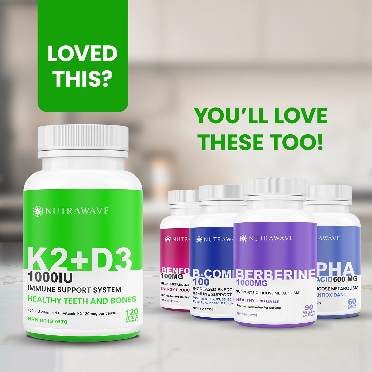 
                  
                    Vitamin D3 + K2 Capsules - 1000IU
                  
                