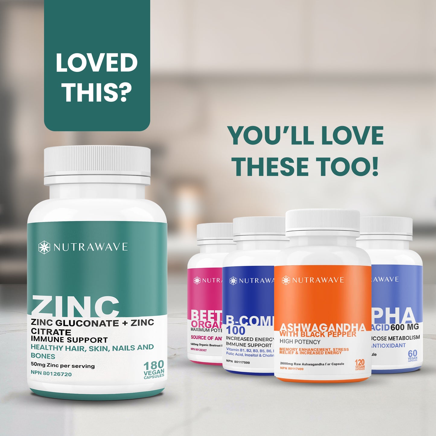
                  
                    Zinc Gluconate & Zinc Citrate Chelated Capsules – 50mg
                  
                
