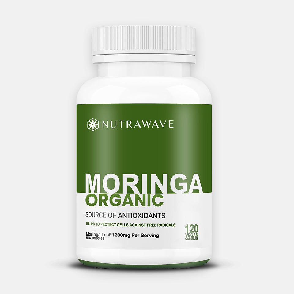 Organic Moringa Leaf Capsules - 1200mg