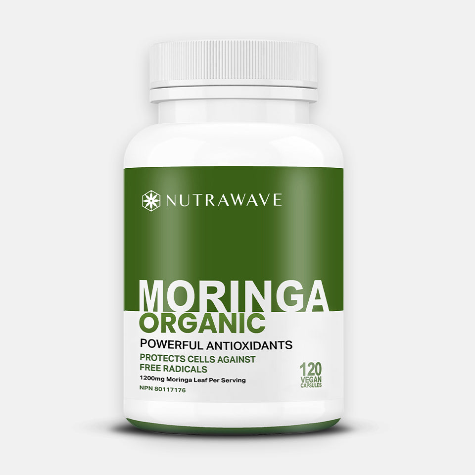 Organic Moringa Leaf Capsules - 1200mg